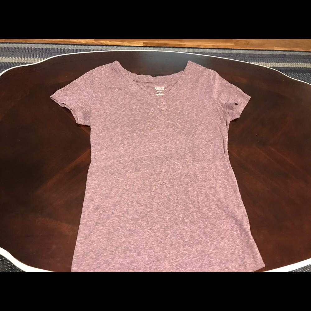 Purple v- neck